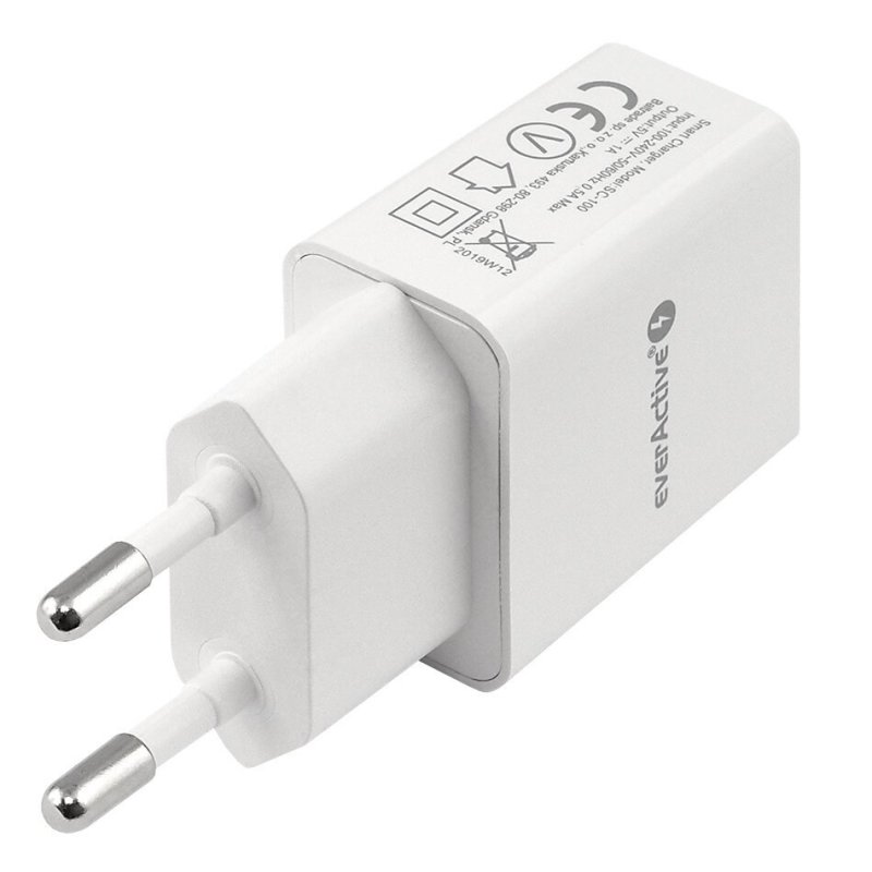 Everactive SC-100 mobile device charger Universal White AC Indoor