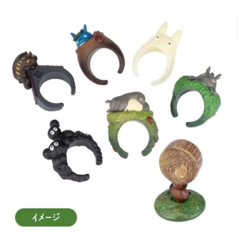MON VOISIN TOTORO - Totoro - Assortiment 6 Anneaux - BLIND BOX