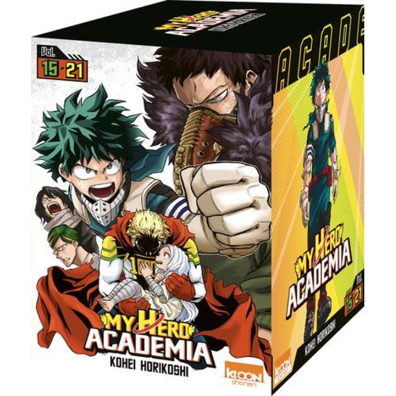 MY HERO ACADEMIA - Coffret - Tome 15 à 21
