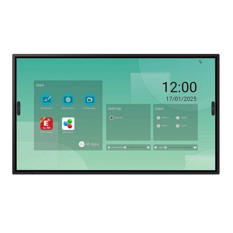 Sharp LM551 Interactive flat panel 139.7 cm (55") LED Wi-Fi 500 cd/m² 4K Ultra HD Black Touchscreen Built-in processor