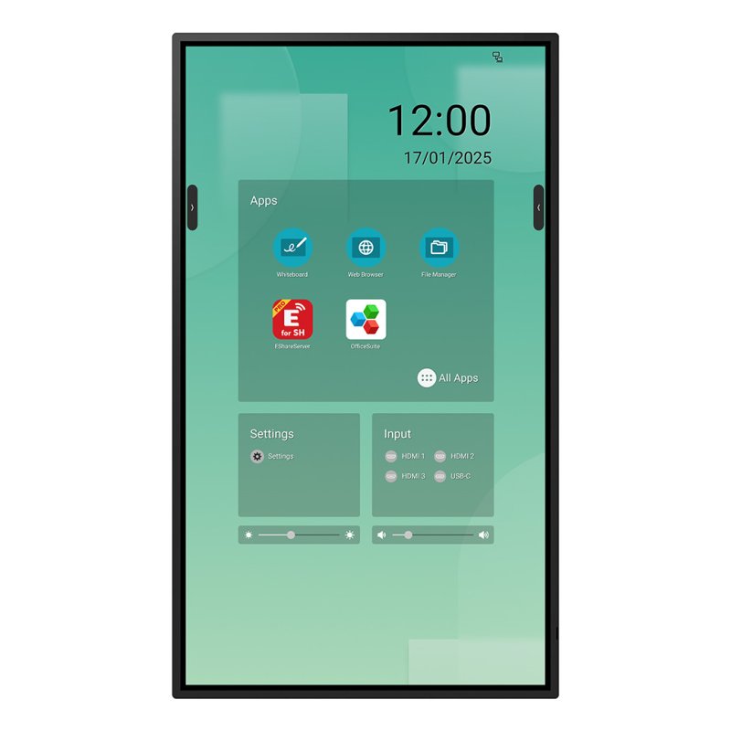Sharp LM551 Écran plat interactif 139,7 cm (55") LED Wifi 500 cd/m² 4K Ultra HD Noir Écran tactile Intégré dans le