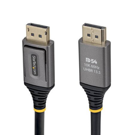 StarTech.com 3m DisplayPort 2.1 Cable, VESA Certified DP54 DisplayPort Cable, Uncompressed 8K 60Hz, 8K 144Hz/4K 240Hz
