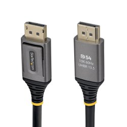 StarTech.com 1m DisplayPort 2.1 Cable, VESA Certified DP54 DisplayPort Cable, Uncompressed 8K 60Hz, 8K 144Hz/4K 240Hz
