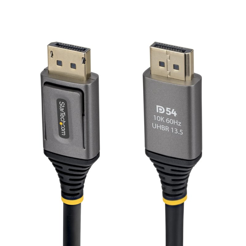 StarTech.com 1m DisplayPort 2.1 Cable, VESA Certified DP54 DisplayPort Cable, Uncompressed 8K 60Hz, 8K 144Hz/4K 240Hz