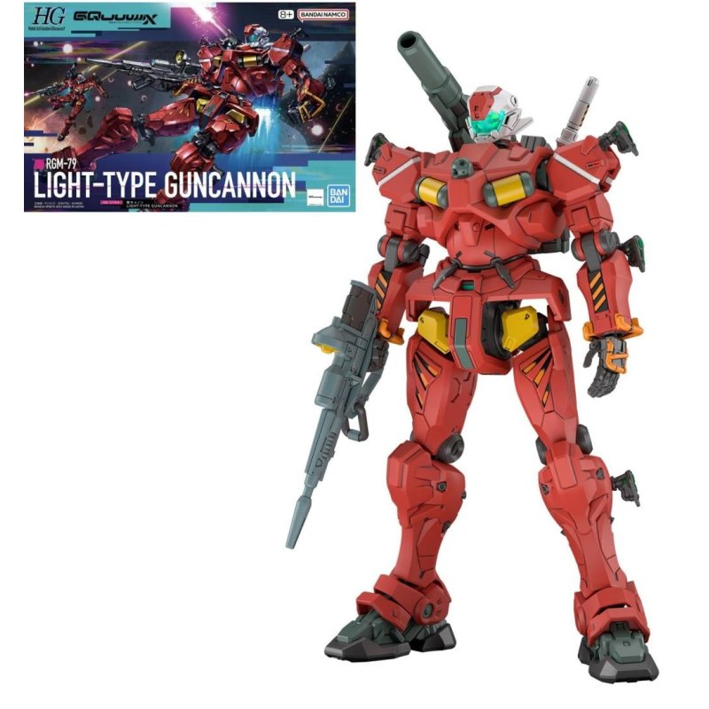 GUNDAM - HG 1/144 Light-type Guncannon - Model Kit
