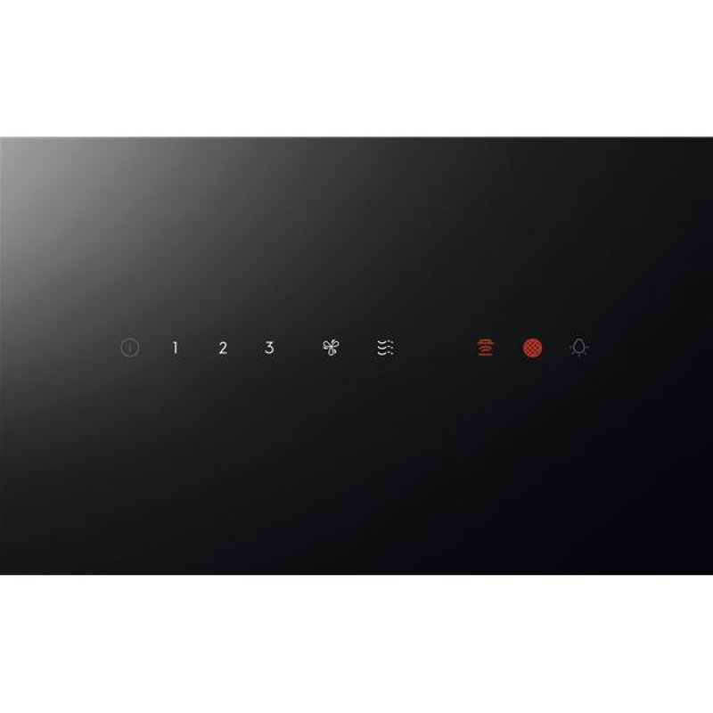 Hotte verticale - Couleur:Noir - Dimensions H / L / P (mm):868min -1278 *
