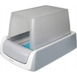 PetSafe - ScoopFree Self-Cleaning Litter Box with Hood – 2nd Gen., Grey (PAL19-17125)