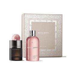 Molton Brown -Gift Set Delicious Rhubarb & Rose Fragrance Set - EdP 100 ml Bath & Shower Gel 300 ml