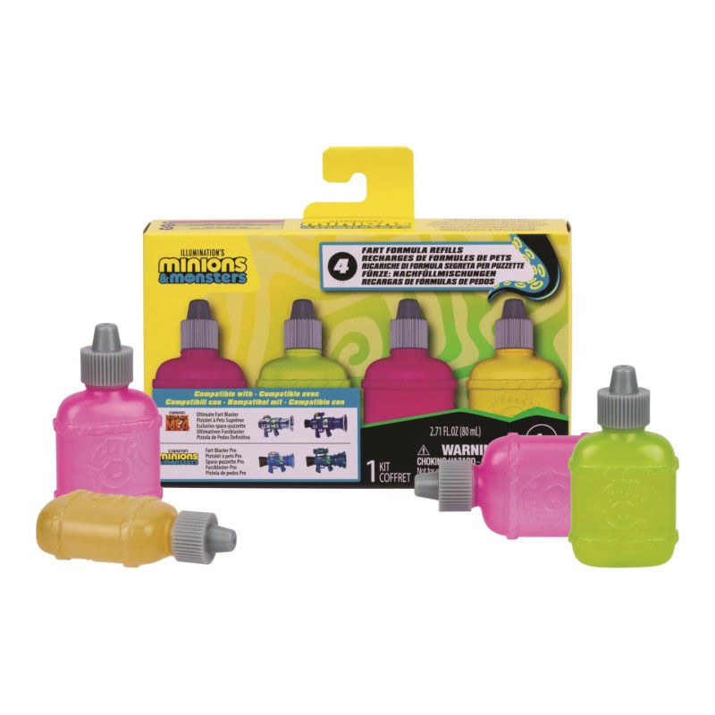 Minions 3 - Supreme Fart Blaster Refill Pack 4 pcs (20435)