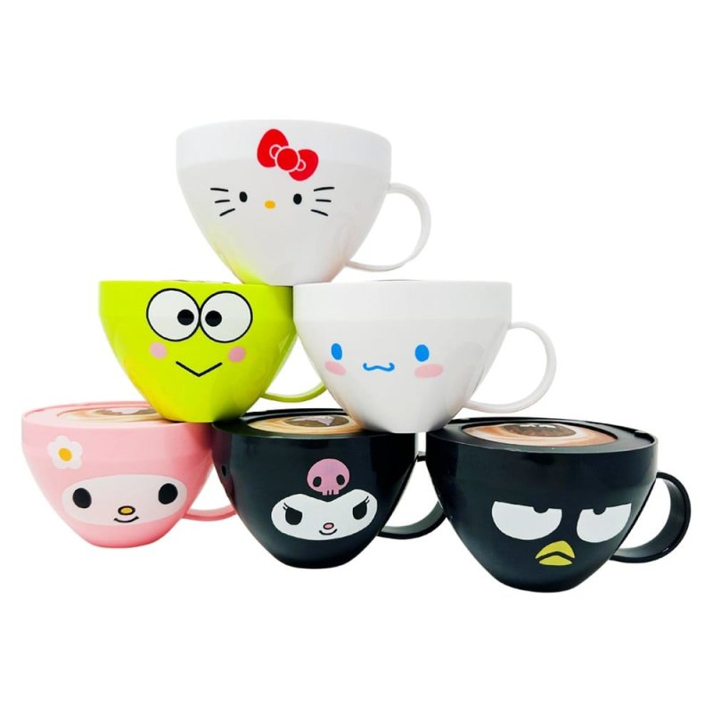 Sanrio Squishy Figures Hello Kitty Cappuccino Display (8)