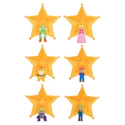 The Super Mario Galaxy Movie Action Figures 4 cm Wave 1 Assortment (12)