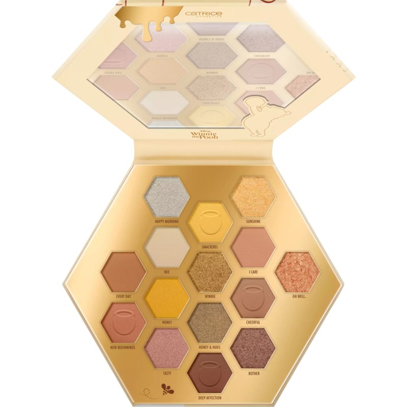 Catrice Disney Winnie the Pooh Eyeshadow Palette 15 Colors Long-lasting Vegan