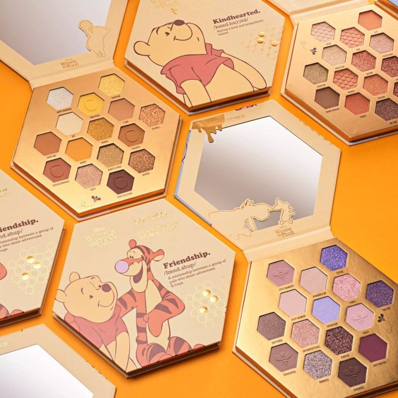 Catrice Disney Winnie the Pooh Eyeshadow Palette 15 Colors Long-lasting Vegan