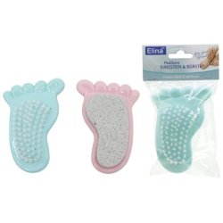 Elina Nail Brush Foot 12x76x25 Cm Assorted Colors