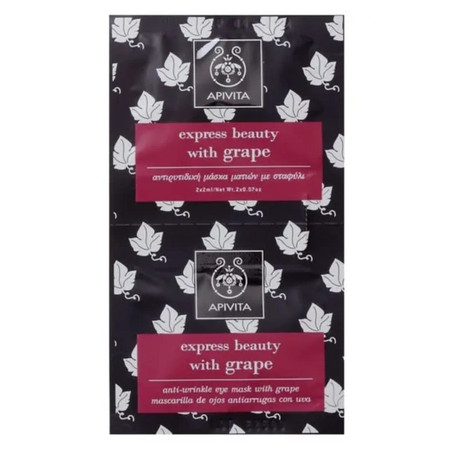 Apivita Antiwrinkle Eye Mask With Grape 2x2ml
