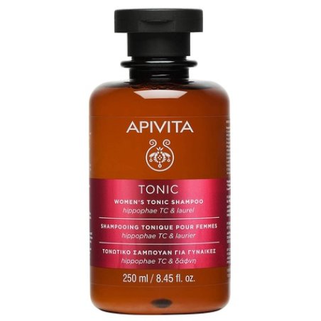 APIVITA Women's Tonic Shampoo 8.45 fl.oz. with Hippophae, Vitamins A & E - Promotes Hair Growth and Strengthens Hair to