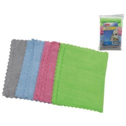 Clean Microfiber Cloths Set 8 Pieces 20x30 Cm Assorted Colors