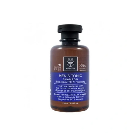 Apivita Men's Tonic Shampoo With Hippophae Tc And Rosemary 250ml