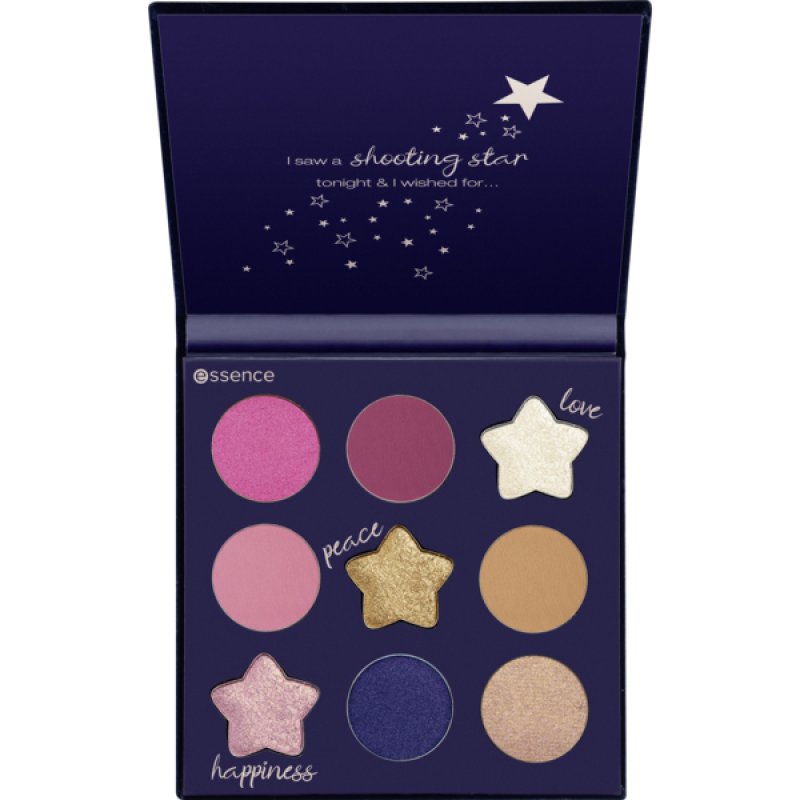 Essence wish upon a star palette 01 eye shadow CLOSE YOUR EYES... MAKE A WISH! Glossy