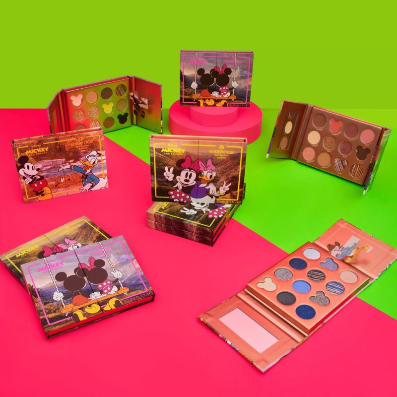 Essence Disney Mickey and Friends Eyeshadow Palette No. 02 Multicolor 12 Colors Long-lasting Vegan