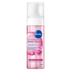 Nivea Rose Touch Cleansing Foam For Face With Rose Water 150ml