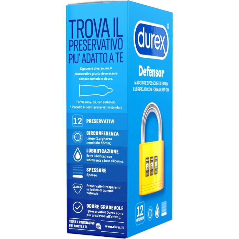 Durex Defensor Condoms 12 Pieces