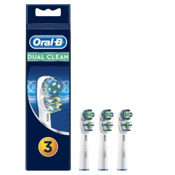 Procter & Gamble Oralb Dual Clean Replacement Heads Eb417 3 Heads