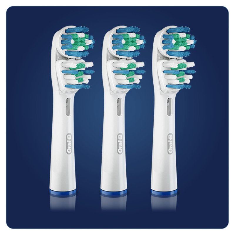 Oral-B 64711702 toothbrush head 3 pc(s) Blue, Green, White