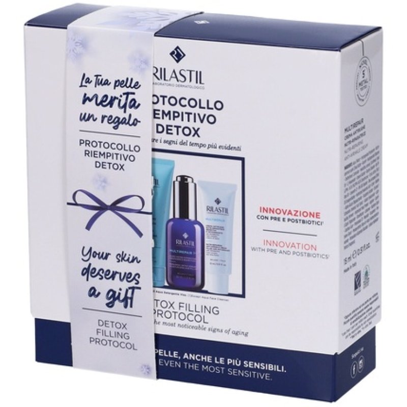 Rilastil Set Detox Filling Protocol Antiaging Skin Care