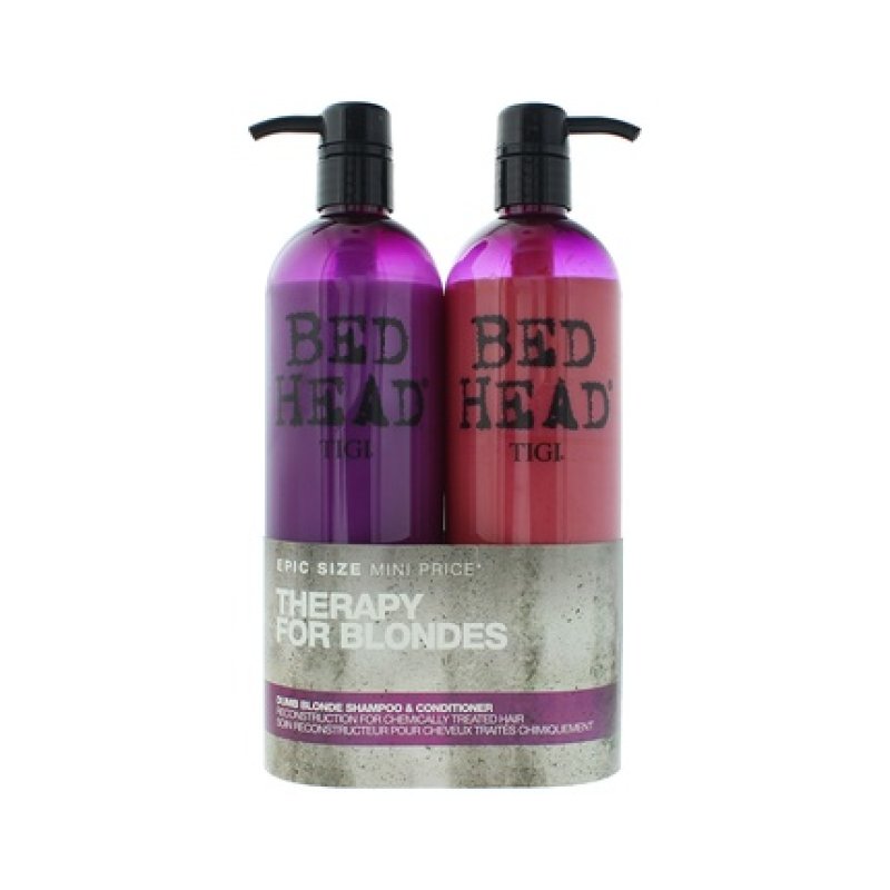 Tigi Bed Head Therapy For Blondes Shampoo And Conditioner 750ml