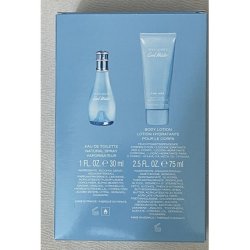 Davidoff Cool Water For Her Gift Set EAU De Toilette 1oz & Body Lotion 2.5oz