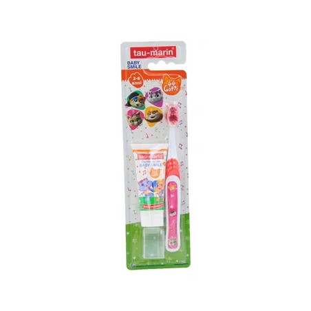 Alfasigma Tau Marin Baby Smile Toothbrush First Teeth Toothpaste 2 6 Years 20ml Strawberry Flavor