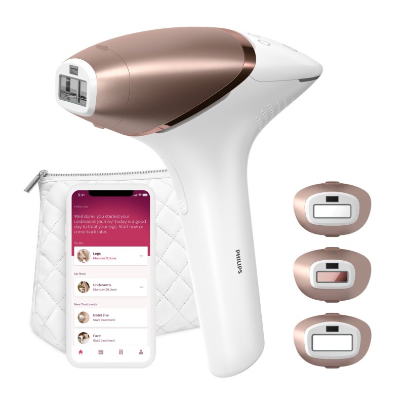 Philips Lumea Ipl 9000 Series Hair Removal Device With Senseiq Technology