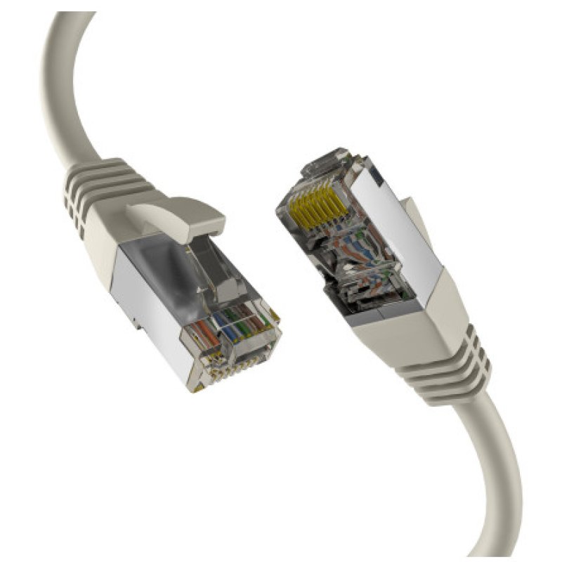 EFB RJ45 Patchkabel S/FTP PIMF Cat8.1 15.00m grau
