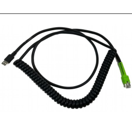 Zebra Stromkabel USB 3.66 m gewickelt Black