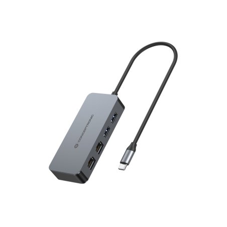 CONCEPTRONIC Adapter USB-C-2xGbE 2xUSB-A3.2 5Gbs 0.30m gr