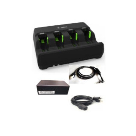 Zebra 4-Slot Battery Charger Kit - Battery Charger (SAC3600-KIT)