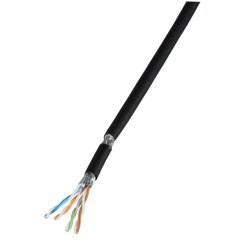 EFB Elektronik 99262.100 câble de réseau Noir 100 m Cat7 S/FTP (S-STP)