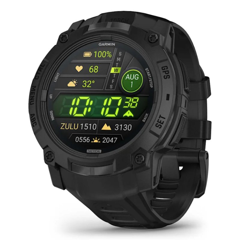 Garmin Instinct 3 Tactical Edition 3.3 cm (1.3") AMOLED 50 mm Digital 416 x 416 pixels Black GPS (satellite)