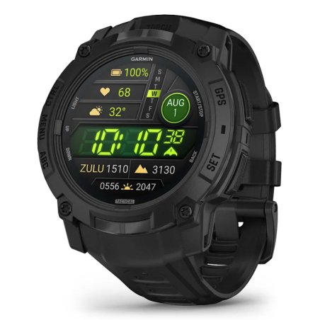Garmin Instinct 3 Tactical Edition 3,3 cm (1.3") AMOLED 50 mm Numérique 416 x 416 pixels Noir GPS (satellite)