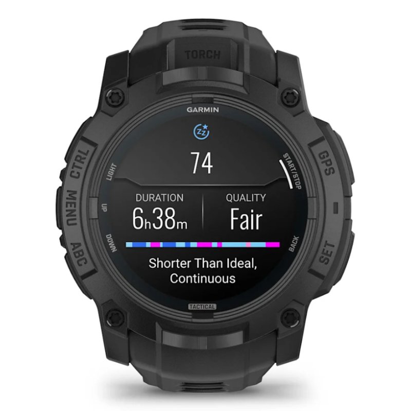 Garmin INSTINCT 3 TACTICAL Amoled schwarz 50mm Multisport Smartwatch