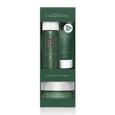 Shower Foam 50ml, Body Cream 70ml, Body Scrub 125ml