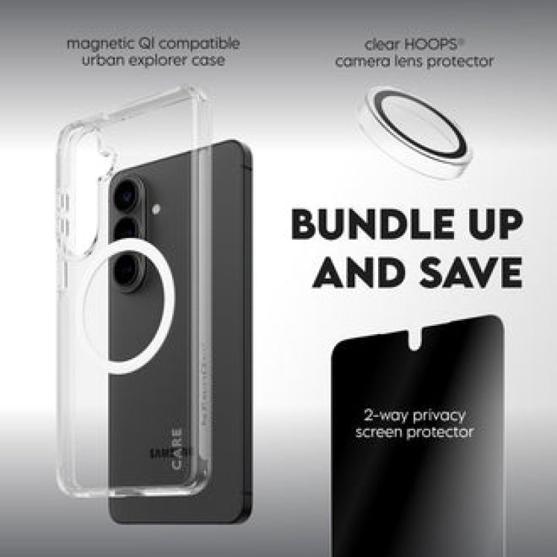 PanzerGlass CARE Privacy 3-in-1 Set Samsung Galaxy S26 