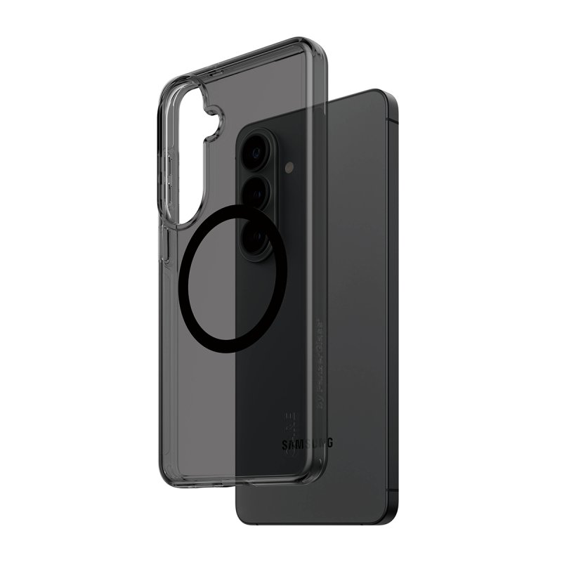 PanzerGlass CARE™ by Smokey Case w. Black Qi Samsung Galaxy S26 coque de protection pour téléphones portables