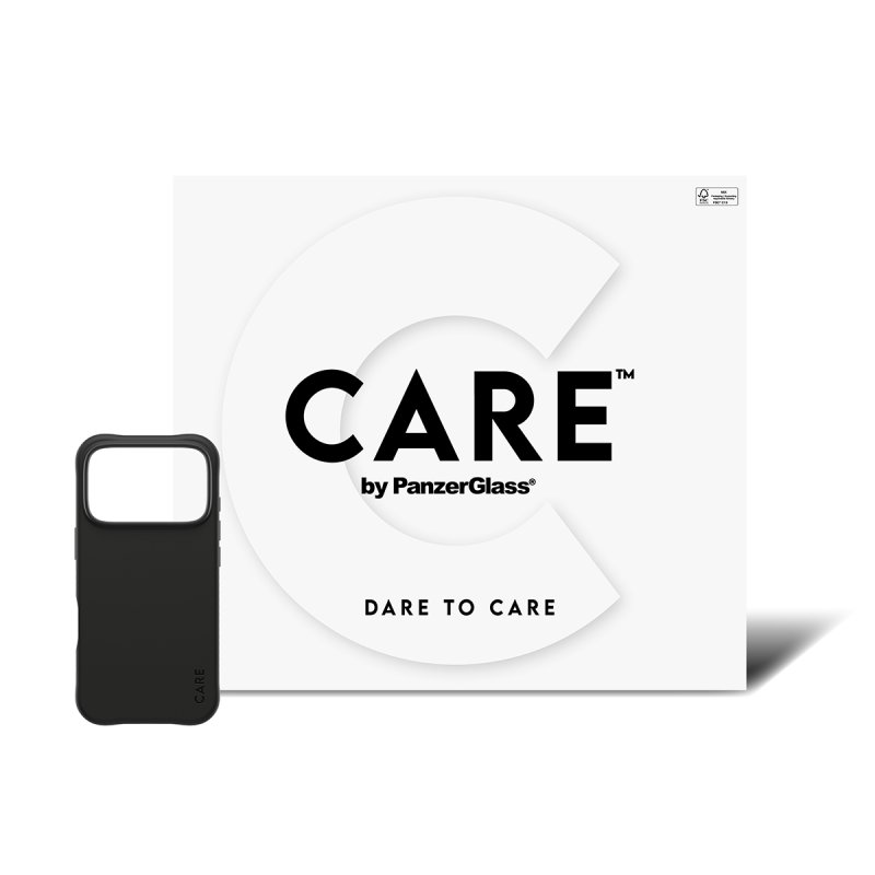 PanzerGlass CARE™ by Samba Case Black w. MagSafe iPhone 17 Pro | Bulk