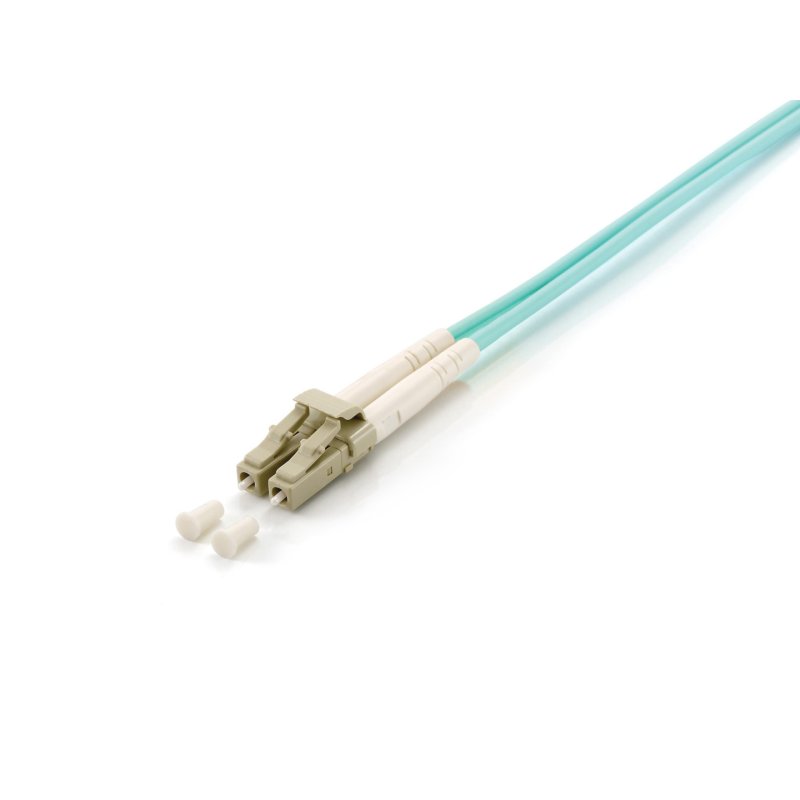 Equip LC/LC Fiber Optic Patch Cable, OM3, 25m