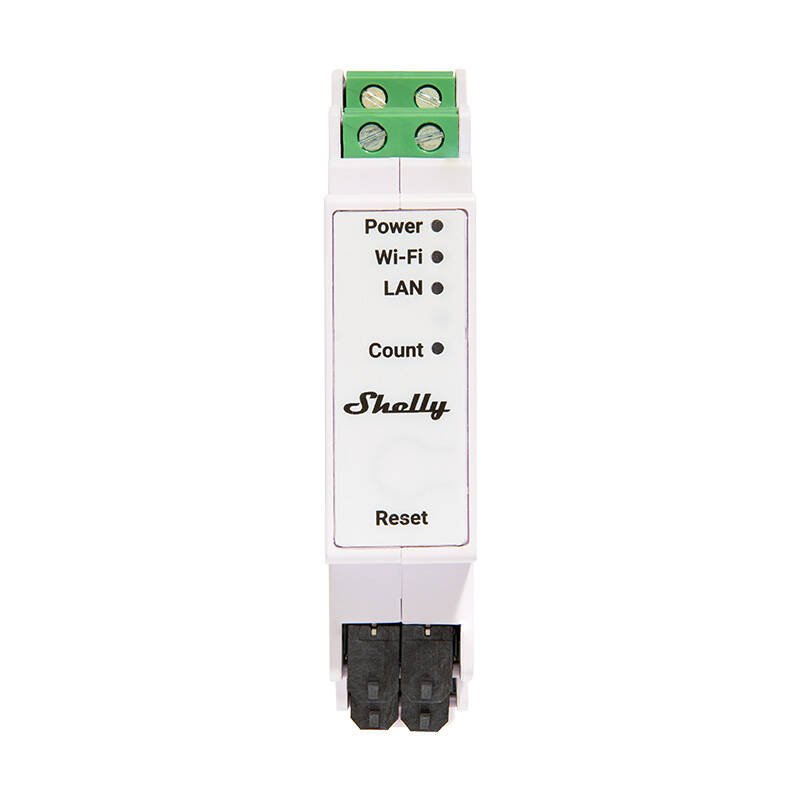 Shelly · Hutschiene · Pro 3EM 120A v2 · Stromzähler · inkl. 3x 120A Klemmen · Messfunktion · WLAN · LAN · BT