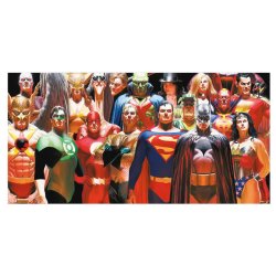 DC - Poster en Verre - Justice League - 60X30x3cm