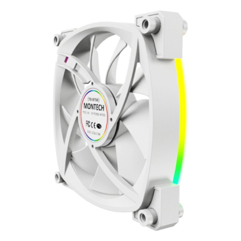 Montech Ventilateur RX120 3 in 1 Pack (W) / RX120 3-Pack Blanc