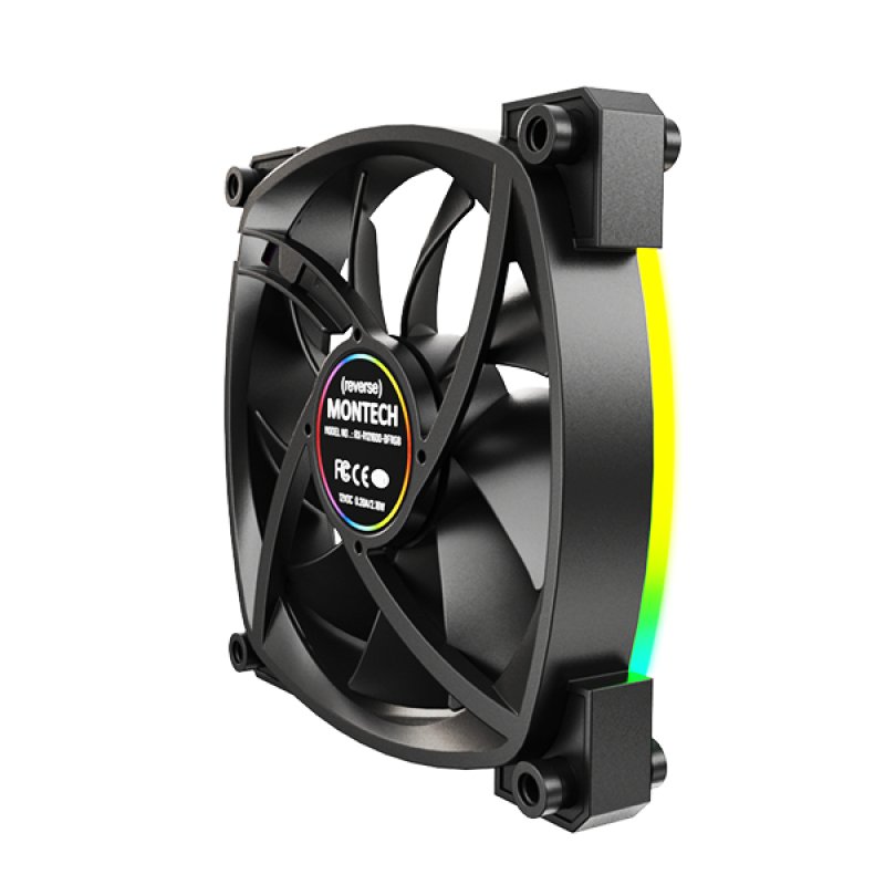 Montech Ventilateur RX120 3 in 1 Pack (B) / RX120 3-Pack Noir